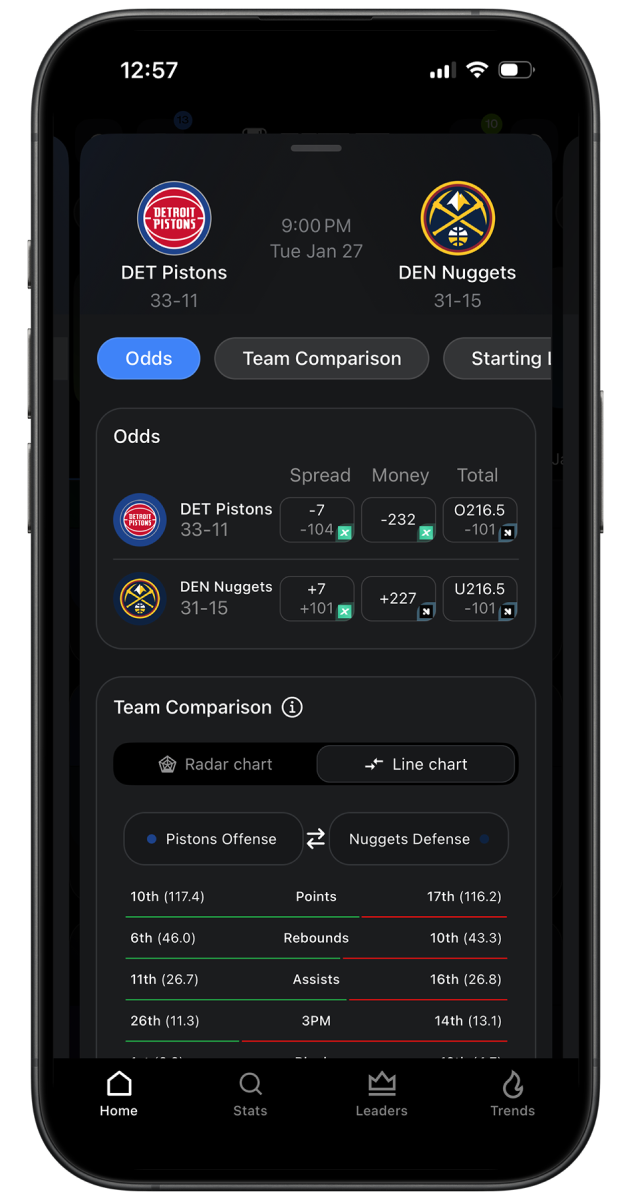 HOF Game details mockup